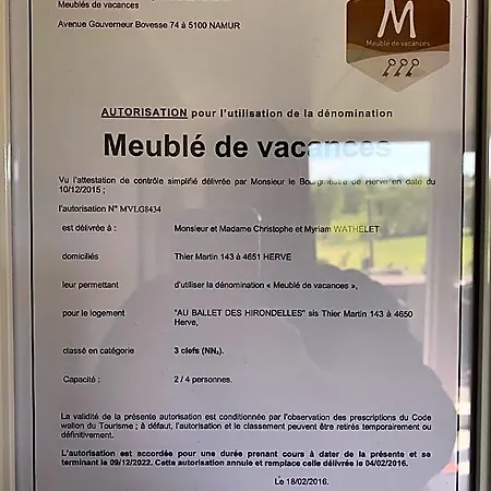 Au Ballet Des Hirondelles Casa de Férias *